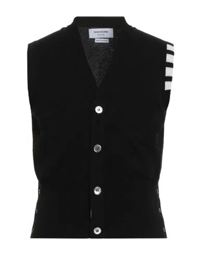 Thom Browne Man Cardigan Black Size 5 Cashmere