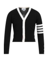 Thom Browne Man Cardigan Black Size 5 Cashmere