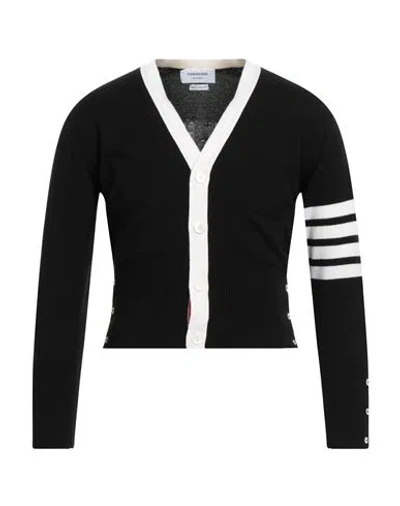 Thom Browne Man Cardigan Black Size 5 Cashmere