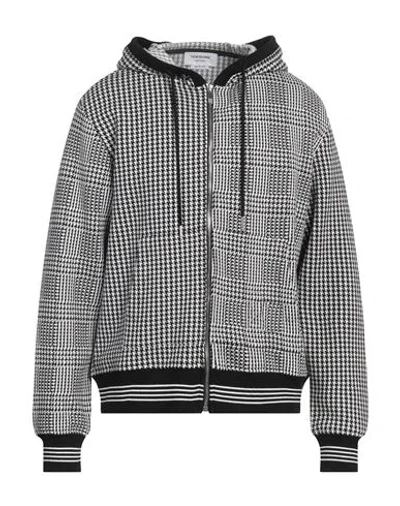 Thom Browne Man Cardigan Black Size 4 Cotton