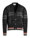 Thom Browne Wool Cardigan In Grey