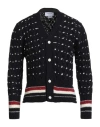 Thom Browne All Over Cable Stitch Classic Cardigan In Black