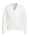 Thom Browne Man Cardigan White Size 3 Cotton