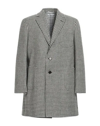 Thom Browne Man Coat Black Size 3 Wool