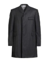 Thom Browne Man Coat Charcoal Size 5 Wool