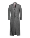 THOM BROWNE THOM BROWNE MAN COAT GREY SIZE 2 WOOL