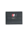 Thom Browne Man Document Holder Black Size - Soft Leather