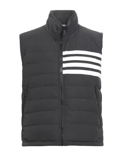 Thom Browne Man Puffer Steel Grey Size 2 Polyester