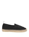 Thom Browne Man Espadrilles Black Size 9 Textile Fibers In Black