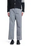 Thom Browne Man Grey Trousers