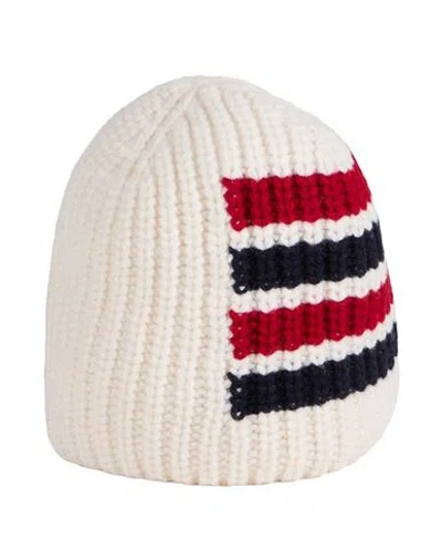 Thom Browne Man Hat Cream Size Onesize Virgin Wool, Merino Wool