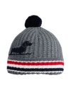 Thom Browne Man Hat Lead Size L Virgin Wool