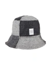 Thom Browne Man Hat Light Grey Size S Wool