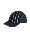 Thom Browne Man Hat Midnight Blue Size L Wool, Polyester, Cotton