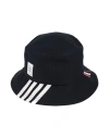 Thom Browne Man Hat Midnight Blue Size M Cotton In Blue