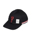 Thom Browne Man Hat Midnight Blue Size M Cotton, Polyester In Blue