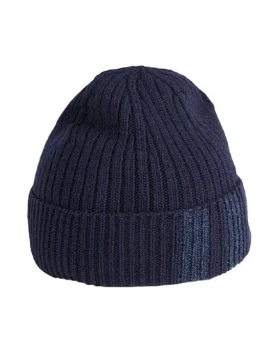 Thom Browne Man Hat Midnight Blue Size Onesize Virgin Wool