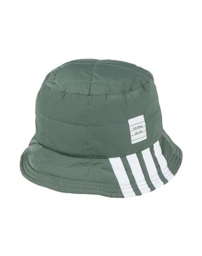 Thom Browne Man Hat Military Green Size L Polyester