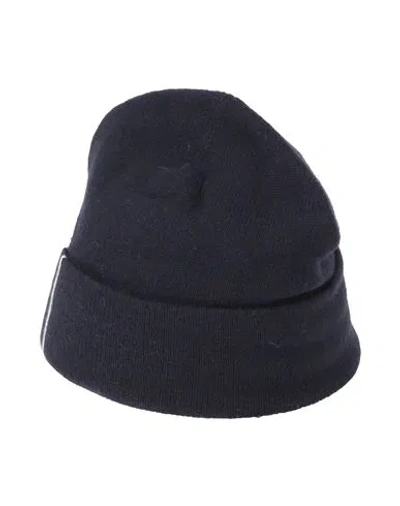 Thom Browne Man Hat Navy Blue Size Onesize Merino Wool