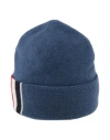 Thom Browne Man Hat Slate Blue Size Onesize Merino Wool