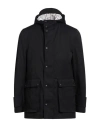 Thom Browne Simplified Snap Front Rain Parka In Nylon Tech In Blue