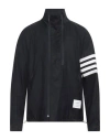 Thom Browne Man Jacket Navy Size 1 Wool, Polyester, Cotton