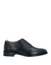 Thom Browne Vitello Calf Leather Cap Toe Oxford In Black