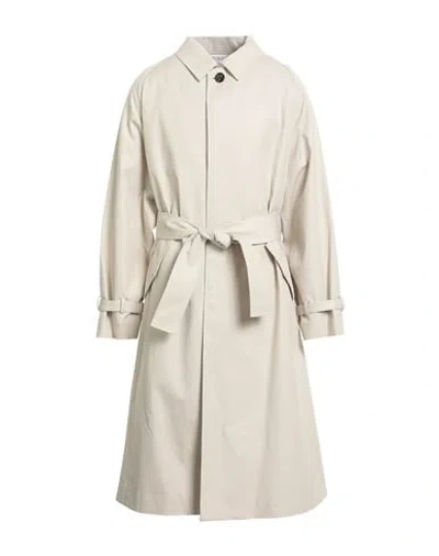 Thom Browne Man Overcoat & Trench Coat Beige Size 2 Polyester, Cotton In Sand