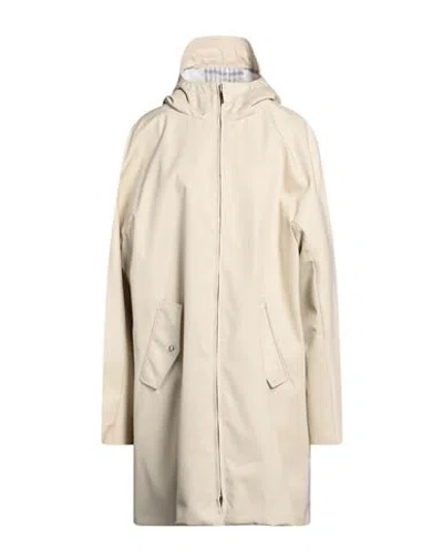 Thom Browne Man Overcoat & Trench Coat Beige Size 5 Polyester, Cotton, Polyurethane