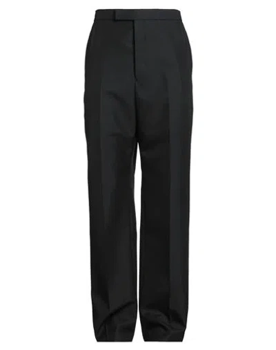 Thom Browne Man Pants Black Size 2 Wool, Mohair Wool