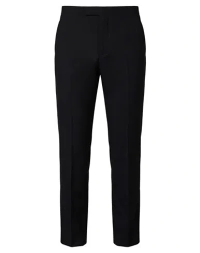 Thom Browne Man Pants Black Size 2 Wool, Polyester