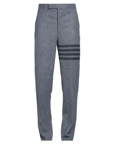 Thom Browne Man Pants Blue Size 1 Wool In Gray