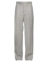 THOM BROWNE THOM BROWNE MAN PANTS BROWN SIZE 5 WOOL
