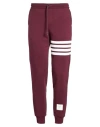 Thom Browne Man Pants Burgundy Size 2 Cotton