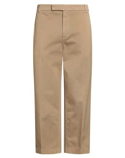 Thom Browne Man Pants Camel Size 3 Cotton