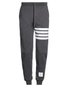 Thom Browne Man Pants Charcoal Size 3 Cotton In Gray