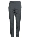 Thom Browne Man Pants Charcoal Size 3 Wool, Polyester In Gray