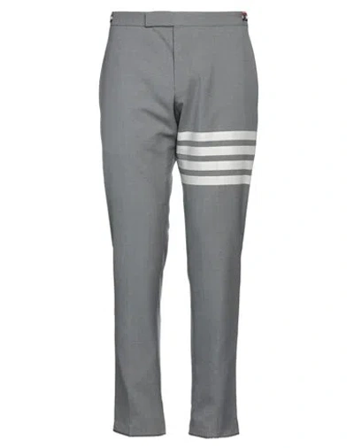 Thom Browne Man Pants Grey Size 3 Wool