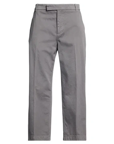 Thom Browne Man Pants Grey Size 3 Cotton In Gray