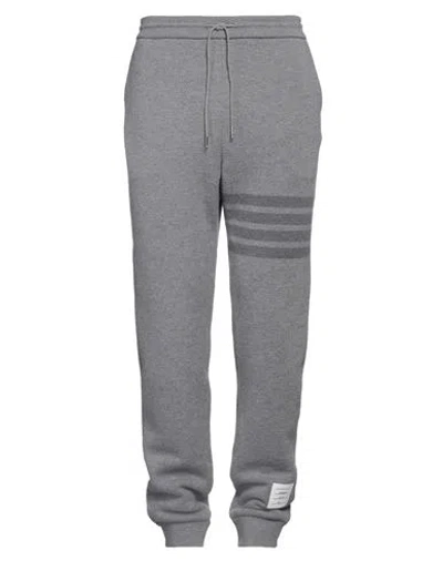 THOM BROWNE THOM BROWNE MAN PANTS GREY SIZE 4 VIRGIN WOOL