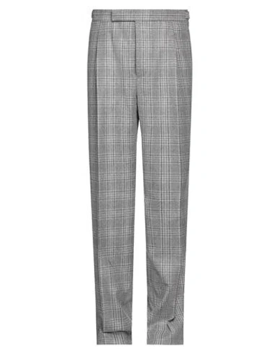 Thom Browne Man Pants Grey Size 4 Wool