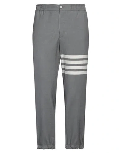 Thom Browne Man Pants Grey Size 5 Wool