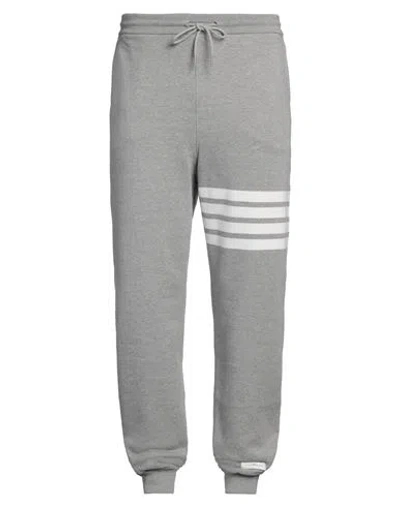 THOM BROWNE THOM BROWNE MAN PANTS GREY SIZE 7 COTTON