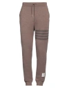 Thom Browne Man Pants Light Brown Size 2 Virgin Wool In Beige