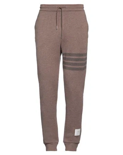 Thom Browne Man Pants Light Brown Size 2 Virgin Wool