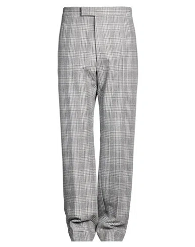 Thom Browne Man Pants Light Grey Size 0 Wool, Cashmere