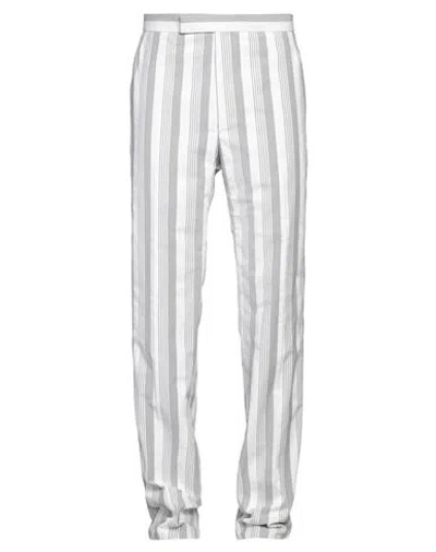 Thom Browne Man Pants Light Grey Size 3 Cotton