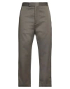 Shop Thom Browne Man Pants Military Green Size 4 Cotton