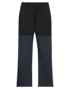 Thom Browne Unconstructed Combo Straight-leg Trousers In Navy Blue