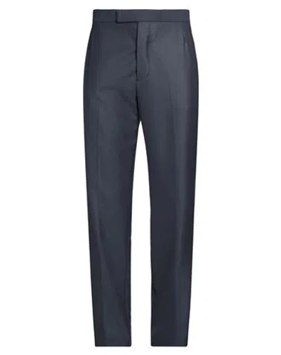 Thom Browne Man Pants Navy Blue Size 5 Wool